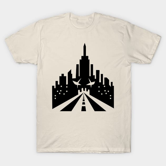 Ghost City T-Shirt by fancimpuk